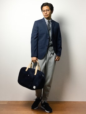 「SABLE CLUTCH（セーブルクラッチ）のアイテム」を使った、K-1RO(ケーイチロー)さん（メンズ・171cm）の冬コーディネート
