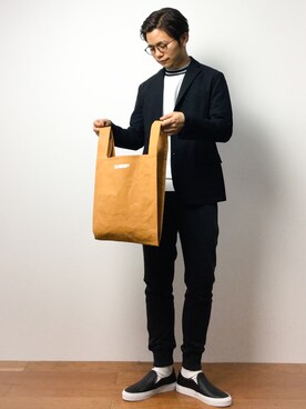 K-1RO(ケーイチロー)さん(メンズ・171cm)の冬コーディネート