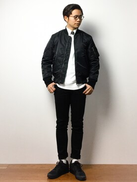 K-1RO(ケーイチロー)さん(メンズ・171cm)の冬コーディネート