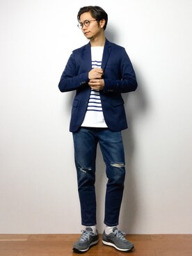 K-1RO(ケーイチロー)さん（メンズ・171cm）の冬コーディネート