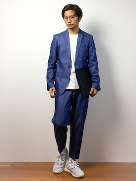 K-1RO(ケーイチロー)さん（メンズ・171cm）の冬コーディネート