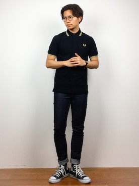 ポロシャツを使った コンバース オールスター のメンズ人気ファッションコーディネート ユーザー ショップスタッフ Wear