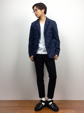 K-1RO(ケーイチロー)さん（メンズ・171cm）の春コーディネート