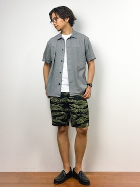 K-1RO(ケーイチロー)さん(メンズ・171cm)の夏コーディネート