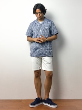 K-1RO(ケーイチロー)さん（メンズ・171cm）の夏コーディネート