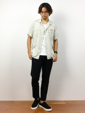 K-1RO(ケーイチロー)さん(メンズ・171cm)の夏コーディネート