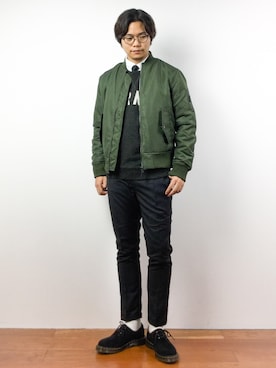 K-1RO(ケーイチロー)さん（メンズ・171cm）の秋コーディネート