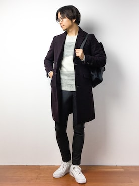 K-1RO(ケーイチロー)さん（メンズ・171cm）の秋コーディネート