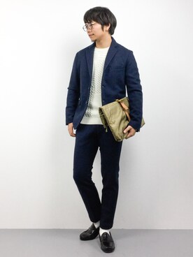 K-1RO(ケーイチロー)さん（メンズ・171cm）の秋コーディネート