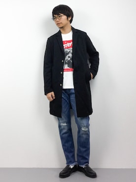 K-1RO(ケーイチロー)さん（メンズ・171cm）の秋コーディネート