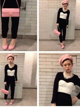 「H&Hのアイテム」を使った、ももこあさん（レディース・163cm）の春コーディネート