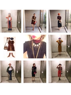 「claire's（claire's）のアイテム（ネックレス、その他）」を使った、ももこあさん（レディース・163cm）の冬コーディネート