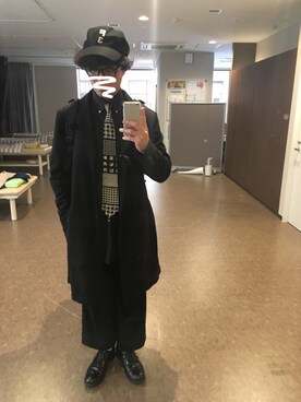 「FAT（エフエイティー）のアイテム（キャップ）」を使った、こーじやこーじさん（メンズ・173cm）の冬コーディネート