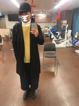「恵方巻き」｜こーじやこーじさん（メンズ・173cm）の冬コーディネート