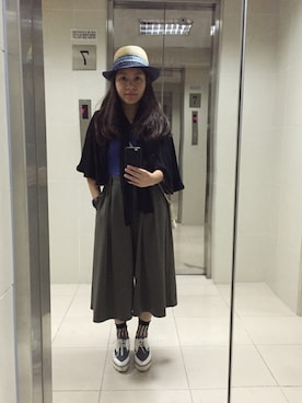 「Jeffrey Campbell（ジェフリーキャンベル）のアイテム（モカシン/デッキシューズ）」を使った、CarmeNさん（レディース・147cm）の秋コーディネート