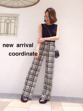 「【ACCESSORIES】（アクセサリーズ）のアイテム」を使った、Narcissus ESTさん（レディース・168cm）の夏コーディネート