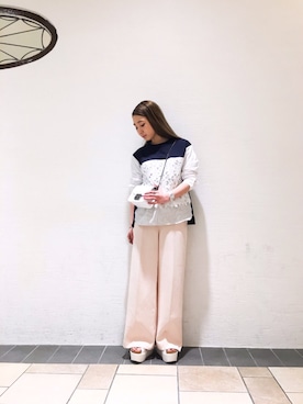 「Narcissus（ナルシス）のアイテム」を使った、Narcissus ESTさん（レディース・154cm）の春コーディネート