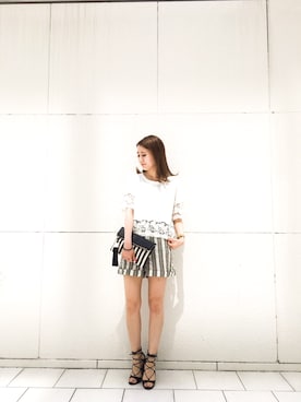 「RagsUnite（ラグズユナイト）のアイテム」を使った、Narcissus ESTさん（レディース・158cm）の夏コーディネート