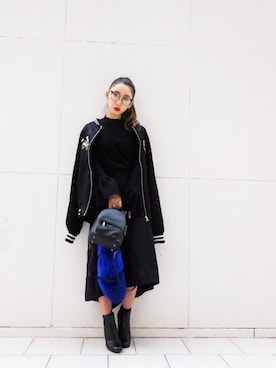 「アイテム（キーホルダー）」を使った、Narcissus ESTさん（レディース・154cm）の秋コーディネート