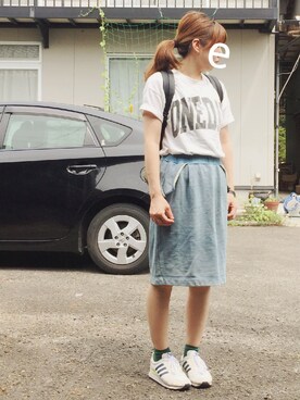 「iro;-R-（イロアール）のアイテム」を使った、ちめさん（レディース・162cm）の夏コーディネート