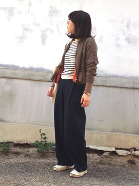 「iro;-R-（イロアール）のアイテム」を使った、ちめさん（レディース・162cm）の春コーディネート