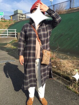 あけみさん（レディース・160cm）の冬コーディネート