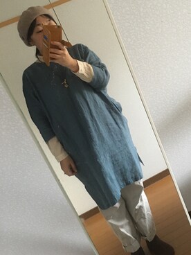 あけみさん（レディース・160cm）の冬コーディネート