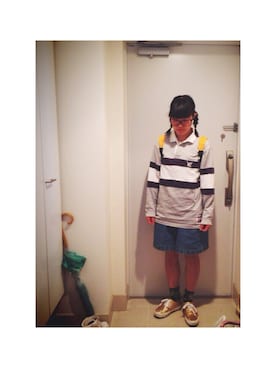 「おさげ」｜「アイテム（オールインワン・サロペット）」を使った、Noharaさん（レディース・160cm）の秋コーディネート