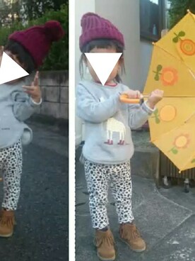 「FLYING TIGERS（フライングタイガー）のアイテム（その他）」を使った、チャーシューさん（キッズ・90cm）の秋コーディネート