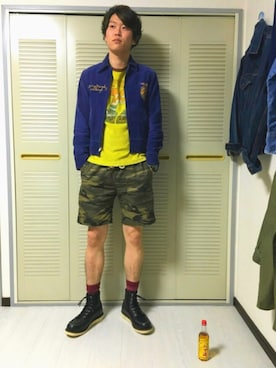 「パイル」｜「アイテム（その他）」を使った、タミさん（メンズ・171cm）の春コーディネート