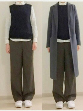「あたし」｜マカロニさん（レディース・160cm）の冬コーディネート
