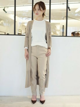 「PELLICO（ペリーコ）のアイテム」を使った、MARIさん（レディース・156cm）の秋コーディネート