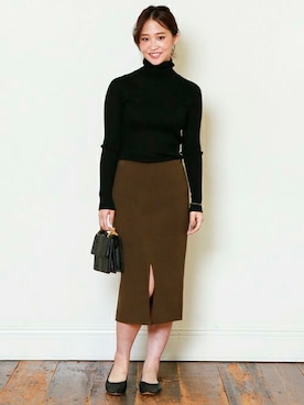 「M2MAlletier（エムツーマレティエ）のアイテム」を使った、MARIさん（レディース・156cm）の秋コーディネート