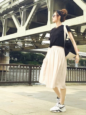 「パックT」｜「アイテム（その他）」を使った、Creamさん（レディース・158cm）の夏コーディネート