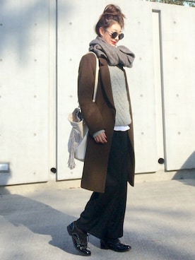 「URBAN RESEARCH ROSSO WOMEN（アーバンリサーチ　ロッソ）のアイテム（ジャケット/アウター）」を使った、Creamさん（レディース・158cm）の冬コーディネート