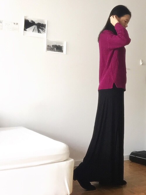スカートを使った「ロングドレス」の人気ファッションコーディネート - WEAR