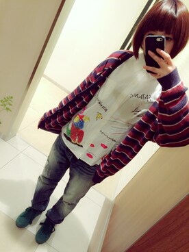 まーこさん（レディース・161cm）の冬コーディネート