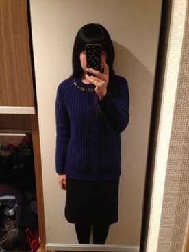 mochiさん（レディース・157cm）の冬コーディネート