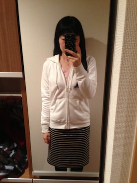 「レプシィム(LEPSIM)」｜「アイテム（パーカー）」を使った、mochiさん（レディース・157cm）の春コーディネート