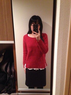 mochiさん（レディース・157cm）の冬コーディネート