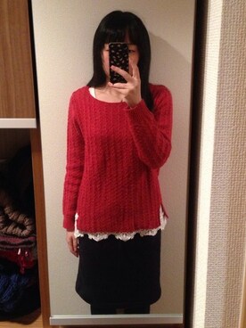 mochiさん（レディース・157cm）の冬コーディネート