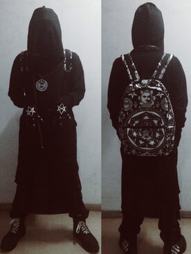 「KILL STAR（キルスター）のアイテム」を使った、Kensuke Djkuu Kuboさん（メンズ・165cm）の秋コーディネート