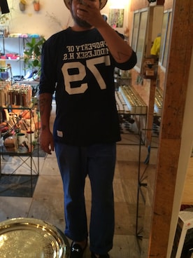 「アイテム（パンプス）」を使った、熊坂スグルさん（メンズ・181cm）の夏コーディネート