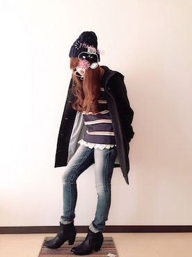 ®ii*☻さん（レディース・155cm）の冬コーディネート