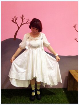 「Envol Avec Ning」｜シャ宇さん（レディース・160cm）の夏コーディネート