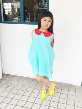 「kids fashion」｜etsukoさん（キッズ・110cm）の夏コーディネート