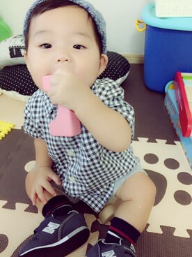 ren.oさん（キッズ・70cm）の秋コーディネート