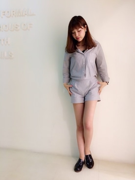 「snidel」｜「アイテム（ワンピース/ドレス）」を使った、manami Kinoshitaさん（レディース・163cm）の春コーディネート