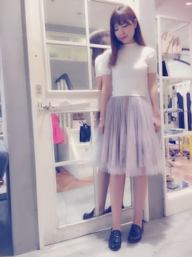 「snidel」｜manami Kinoshitaさん（レディース・163cm）の夏コーディネート