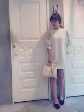 「snidel」｜「アイテム（バッグ）」を使った、manami Kinoshitaさん（レディース・163cm）の夏コーディネート